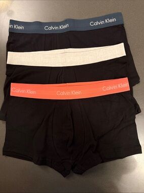 New Calvin Klein Men's Boxer Briefs /Low Rise Trunk Trio.  Cotton